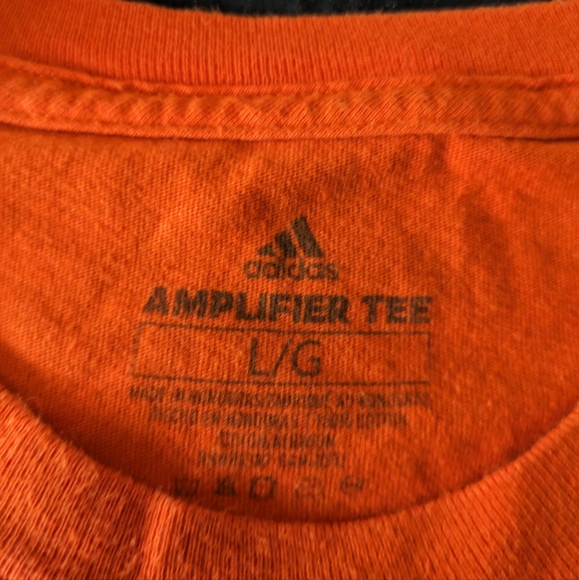 Adidas Men Large "Your Game is Trash" Shirt Orange 102024 - Picture 7 of 7